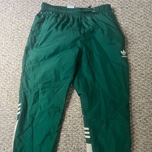 Adidas men’s green pants medium